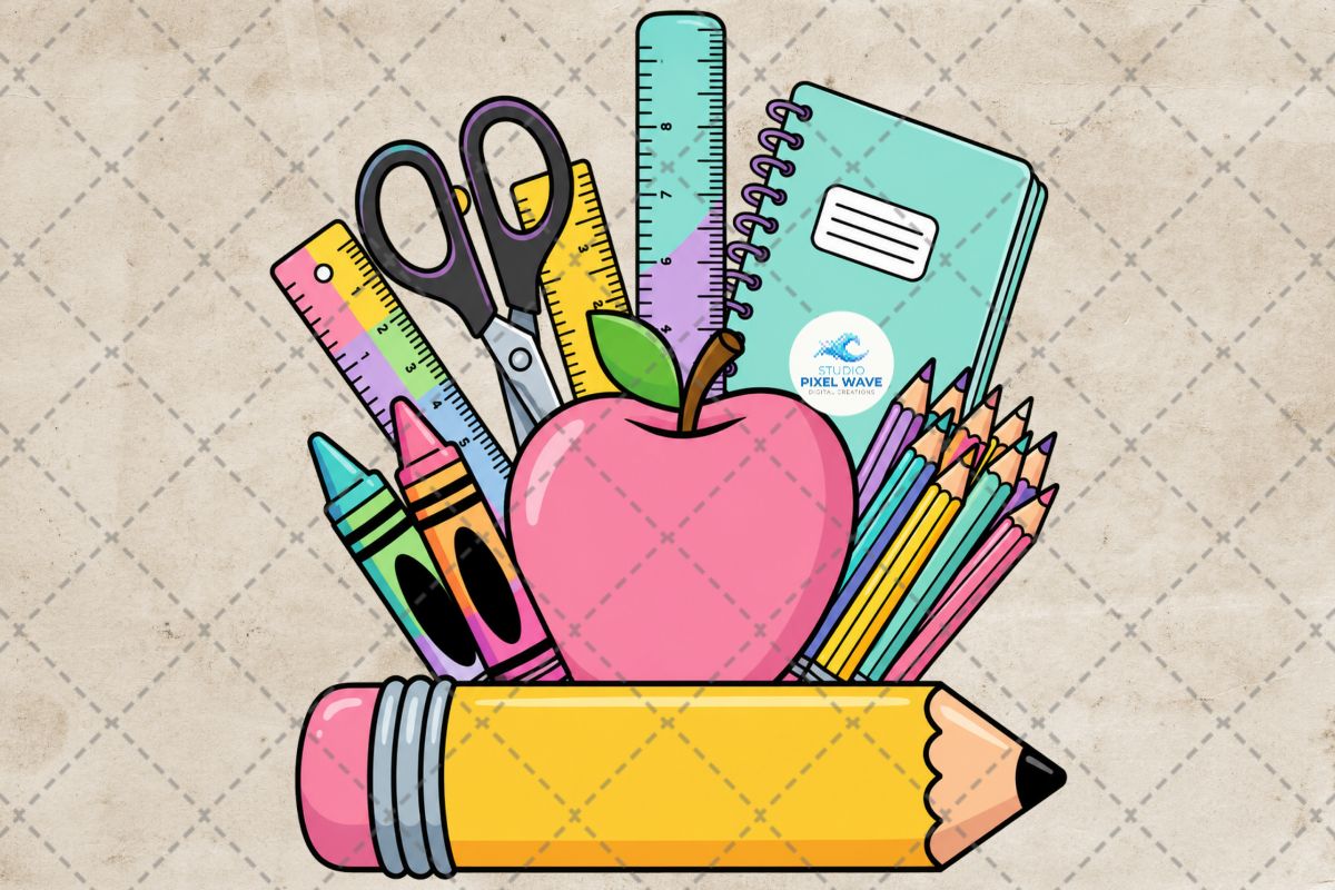 Back to School Custom Teacher Name Png